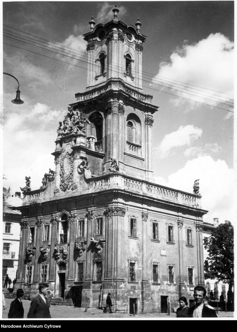 Buczacz, ratusz, lata. 40. XX w., fot. zbiory NAC