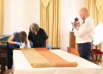 Przekazanie historycznej flagi Polski z Monte Cassino do prac konserwatorskich